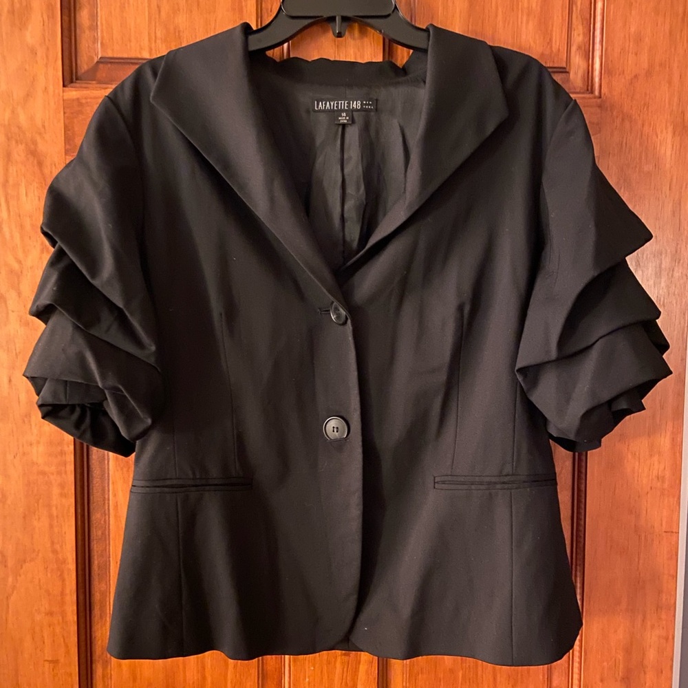 LAFFAYETTE 148 Black Virgin Wool Jacket